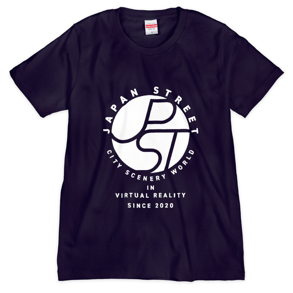 VRChatワールド「Japan Street」Tシャツ(シルクスクリーン印刷)