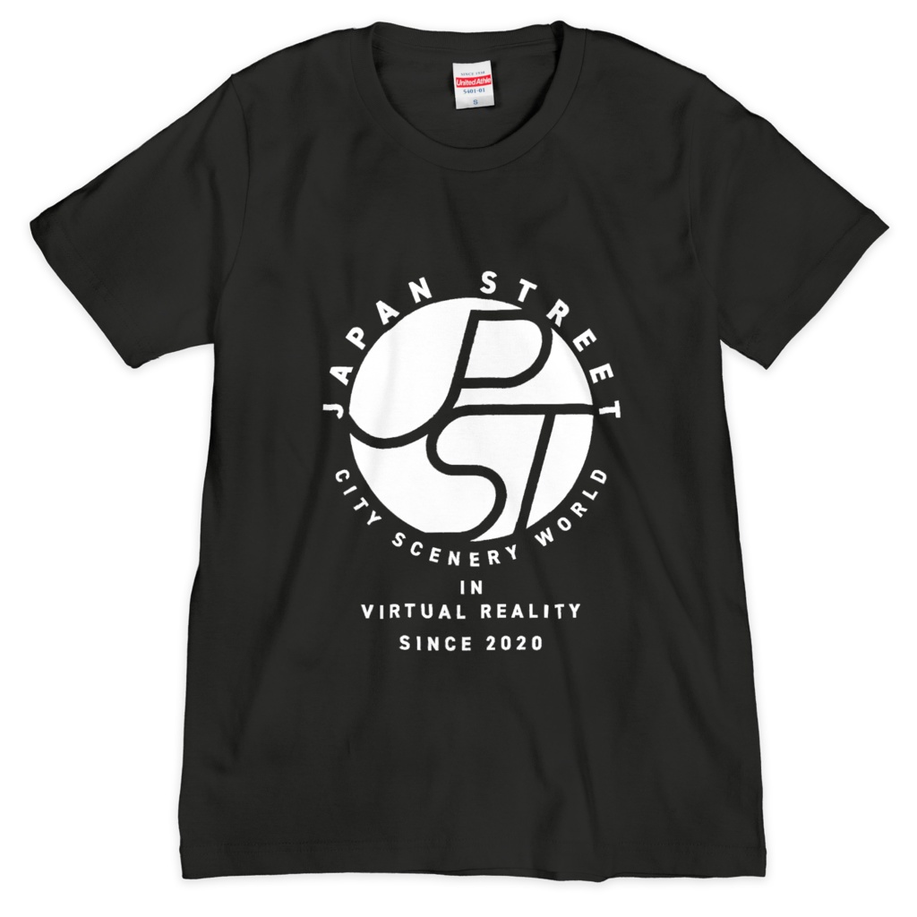 VRChatワールド「Japan Street」Tシャツ（シルクスクリーン印刷）