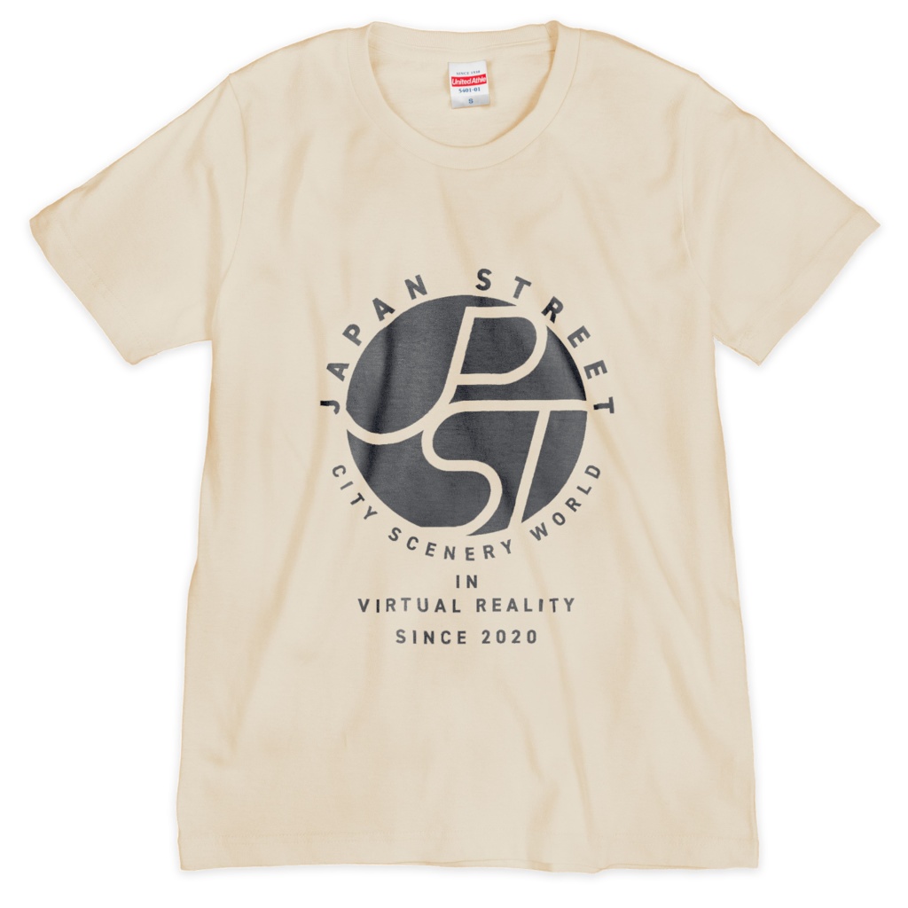 VRChatワールド「Japan Street」Tシャツ(シルクスクリーン印刷)