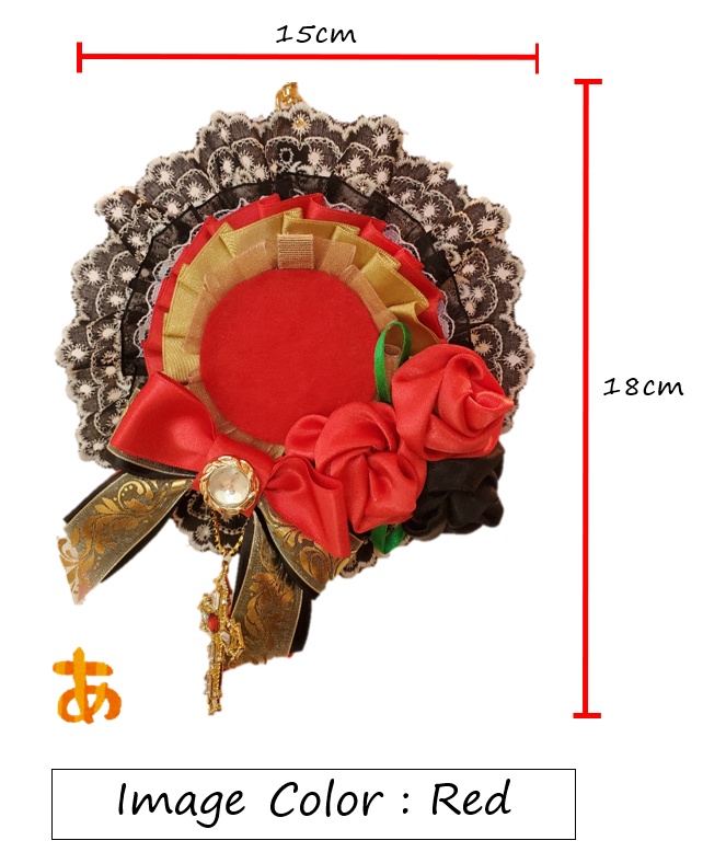 【送料込み】ロゼット イメージカラー:赤