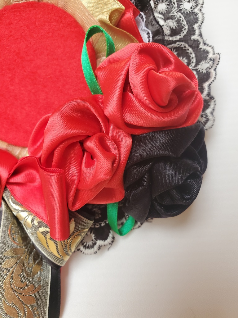 【送料込み】ロゼット イメージカラー:赤