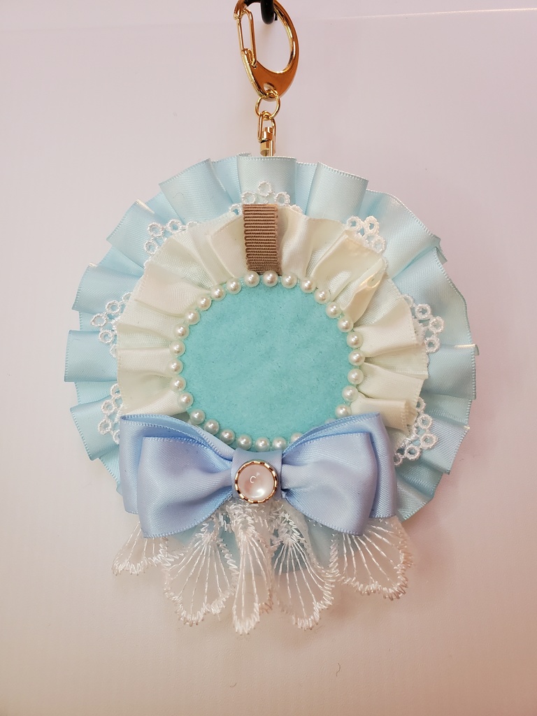 【送料込み】ロゼット イメージカラー:水色