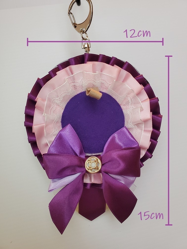 【送料込み】ロゼット リバーシブル イメージカラー:紫