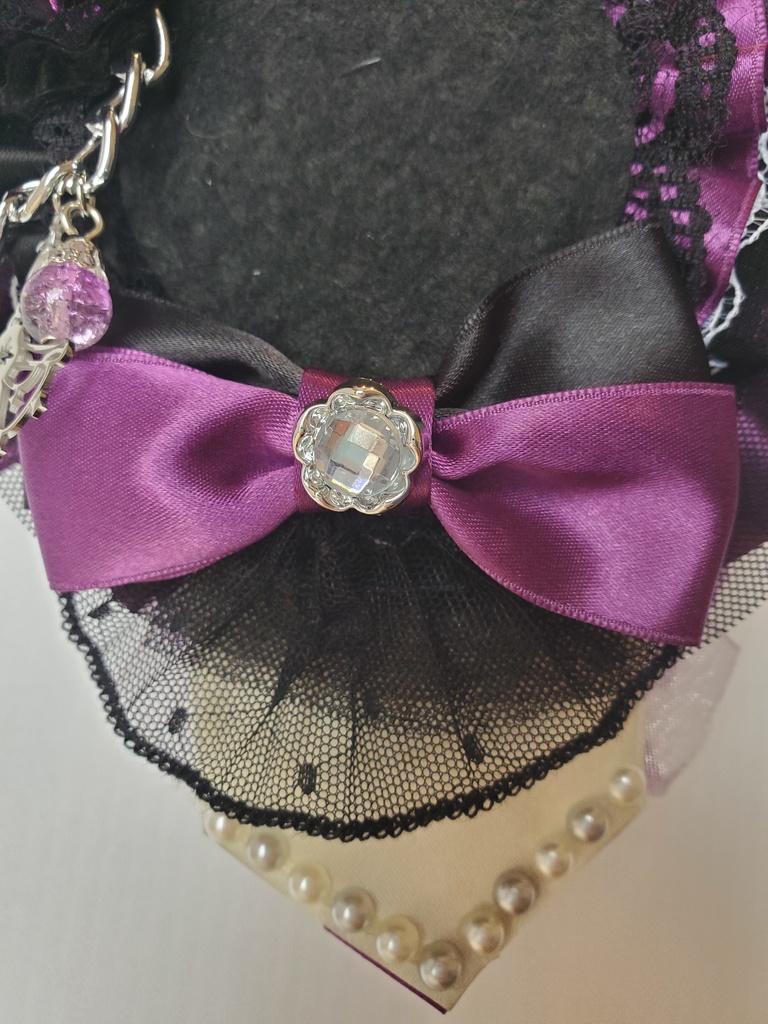 【送料込み】ロゼット リバーシブル イメージカラー:紫