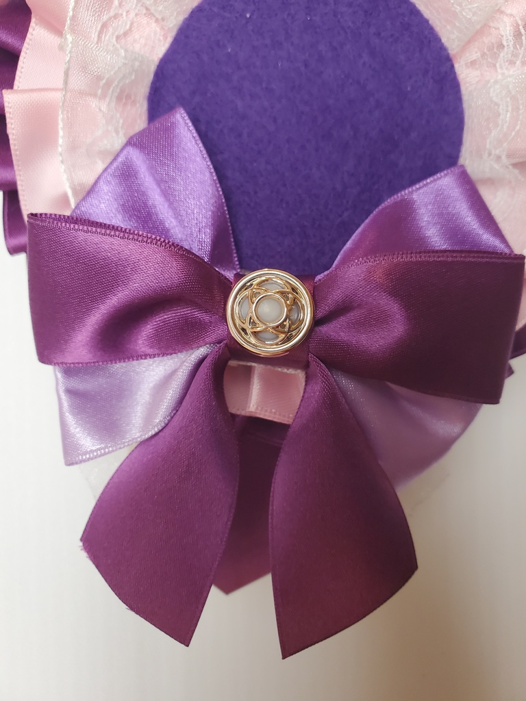 【送料込み】ロゼット リバーシブル イメージカラー:紫