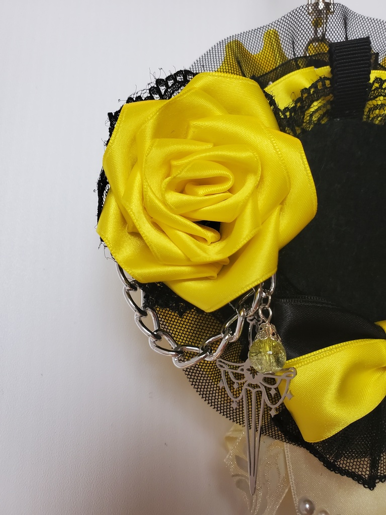 【送料込み】ロゼット リバーシブル イメージカラー:イエロー