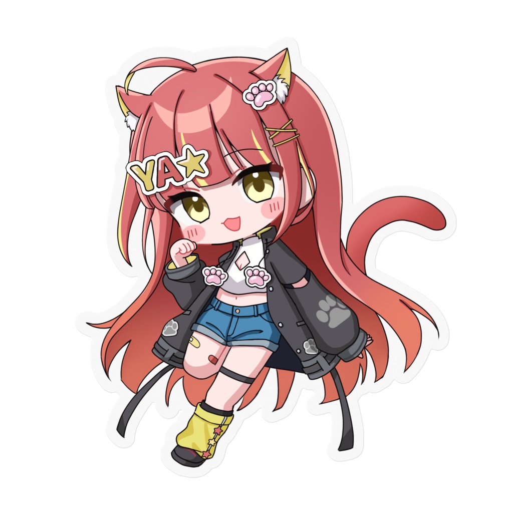 赤來ゆず ステッカー