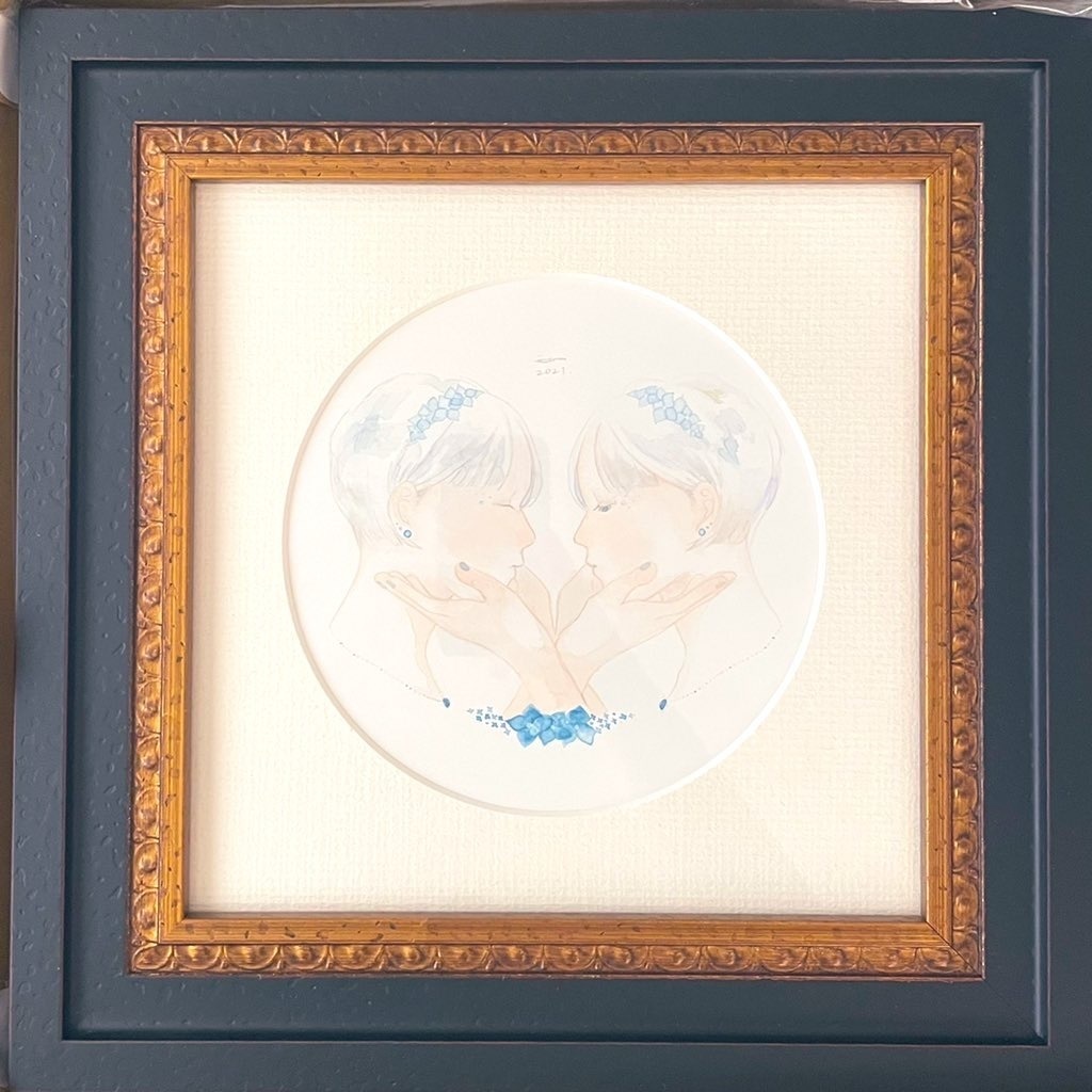 原画「青を纏う」