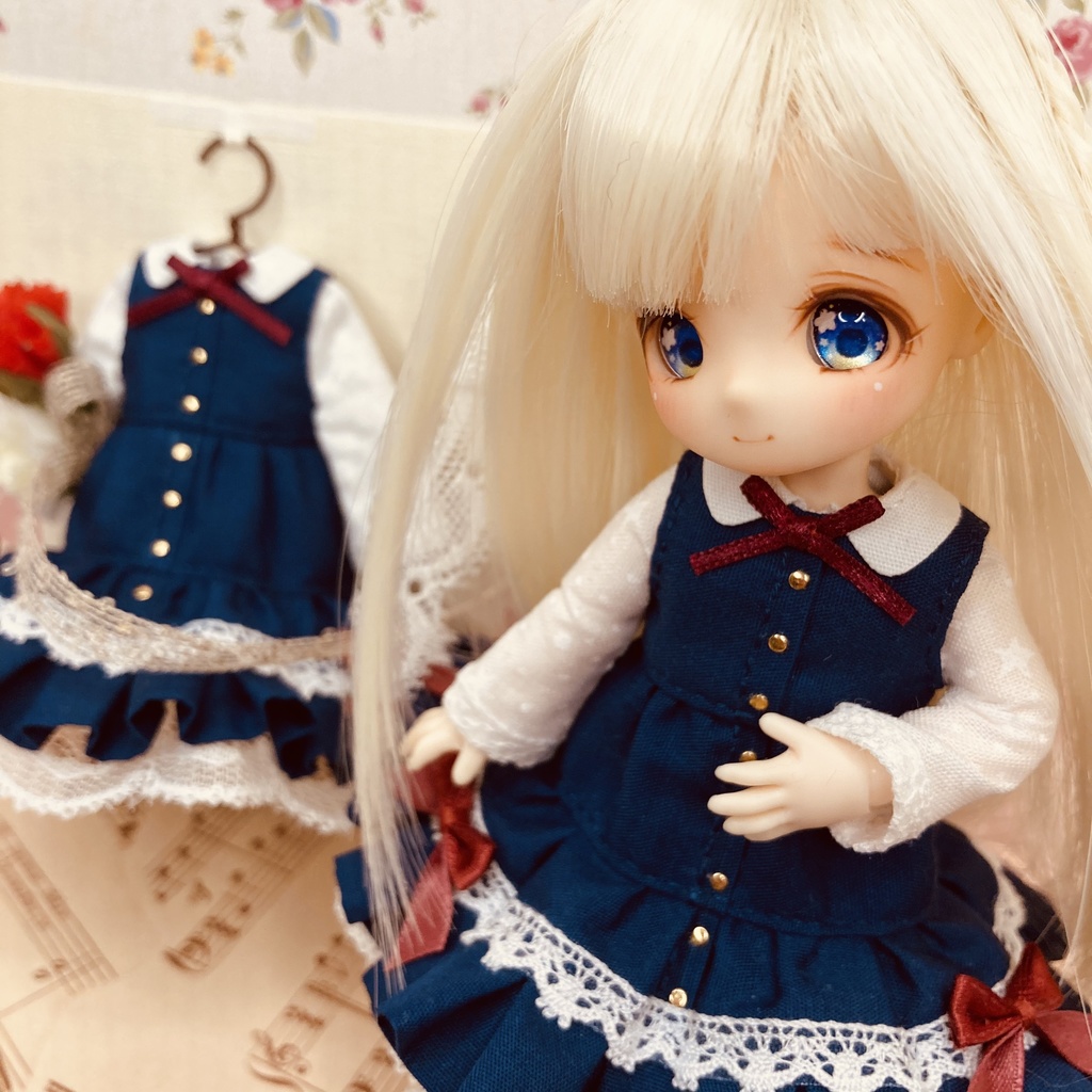 カラーワンピース3色 / オビツ11サイズ