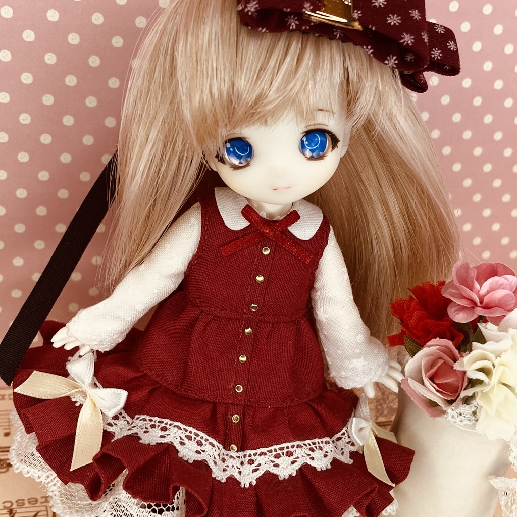 カラーワンピース3色 / オビツ11サイズ