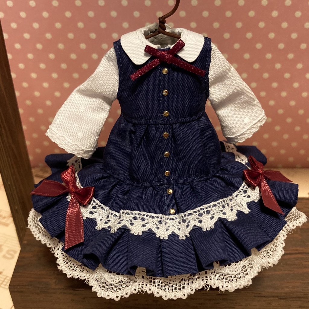 カラーワンピース3色 / オビツ11サイズ