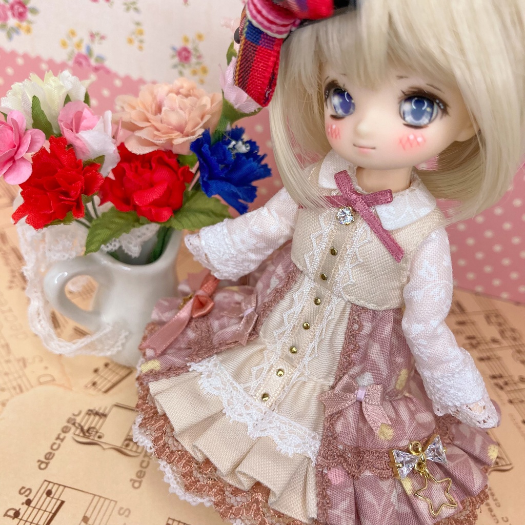 トゥインクルローズ ワンピース / オビツ11サイズ