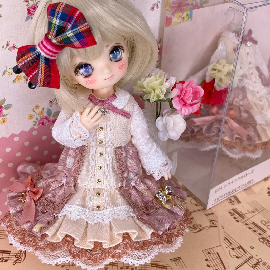 トゥインクルローズ ワンピース / オビツ11サイズ