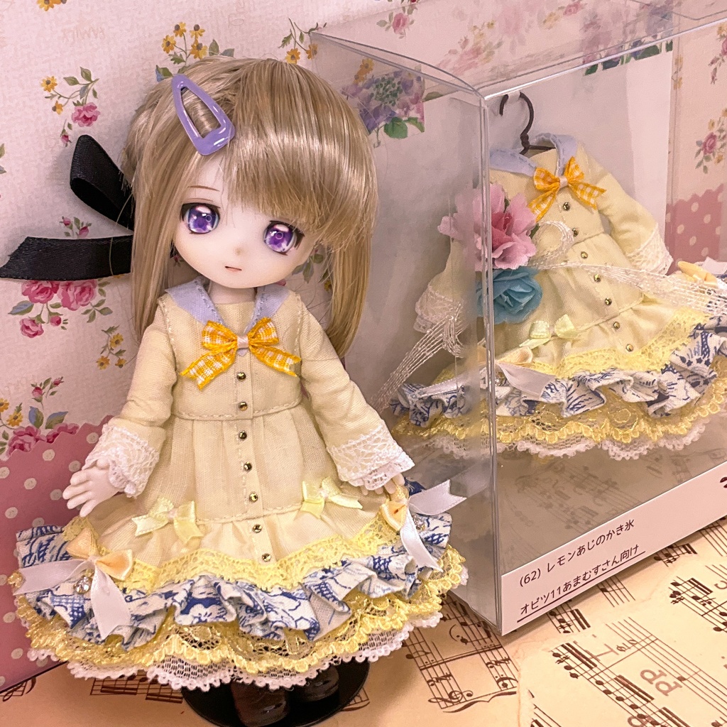 レモンあじのかき氷 ワンピース / オビツ11サイズ