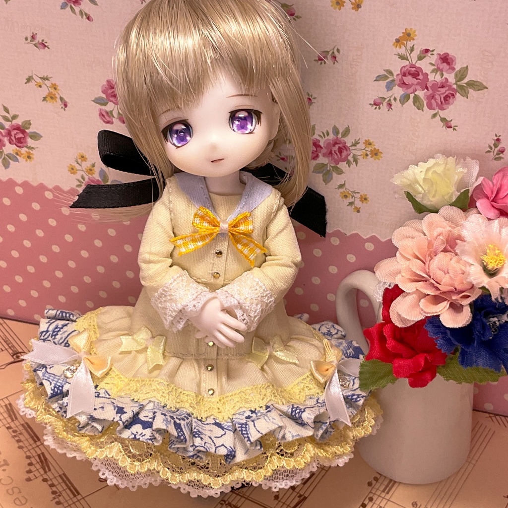 レモンあじのかき氷 ワンピース / オビツ11サイズ