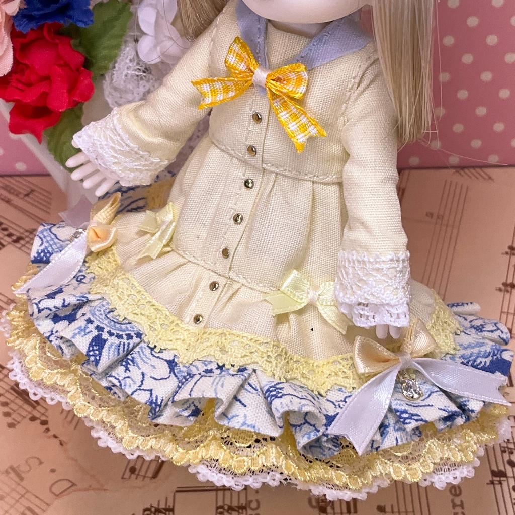 レモンあじのかき氷 ワンピース / オビツ11サイズ