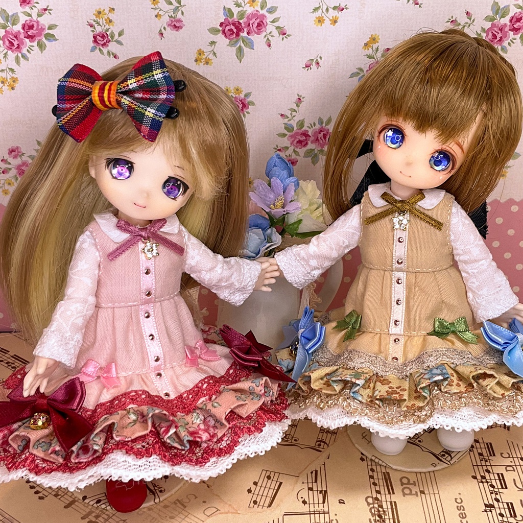 ルビー ワンピース / オビツ11サイズ