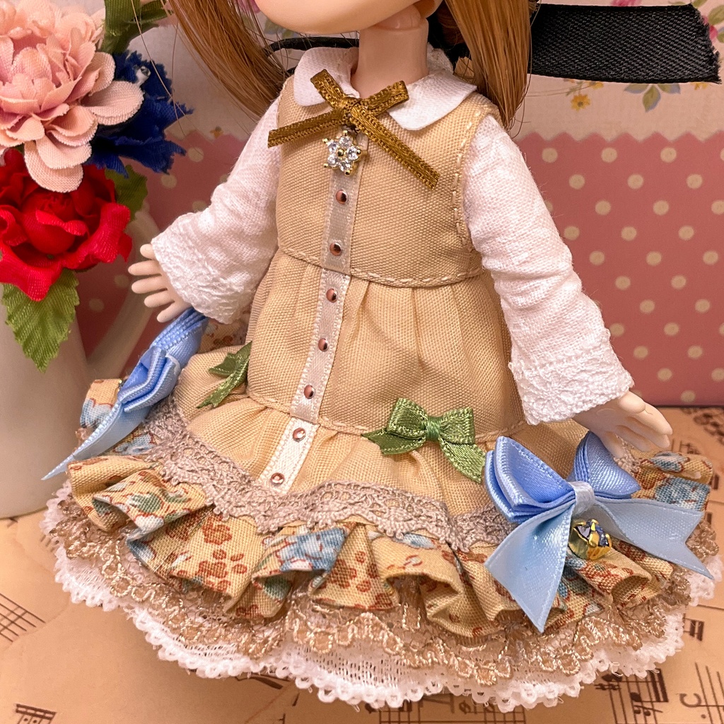 ブラウニー ワンピース / オビツ11サイズ