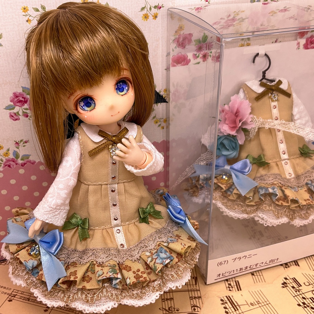 ブラウニー ワンピース / オビツ11サイズ