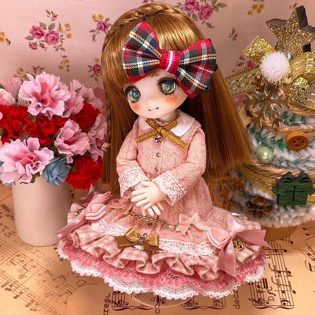 いちごみるく・まっちゃみるく ワンピース / オビツ11サイズ