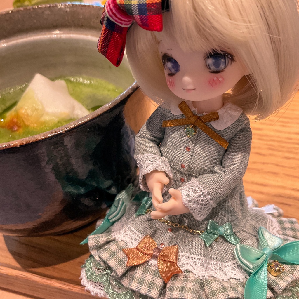 いちごみるく・まっちゃみるく ワンピース / オビツ11サイズ