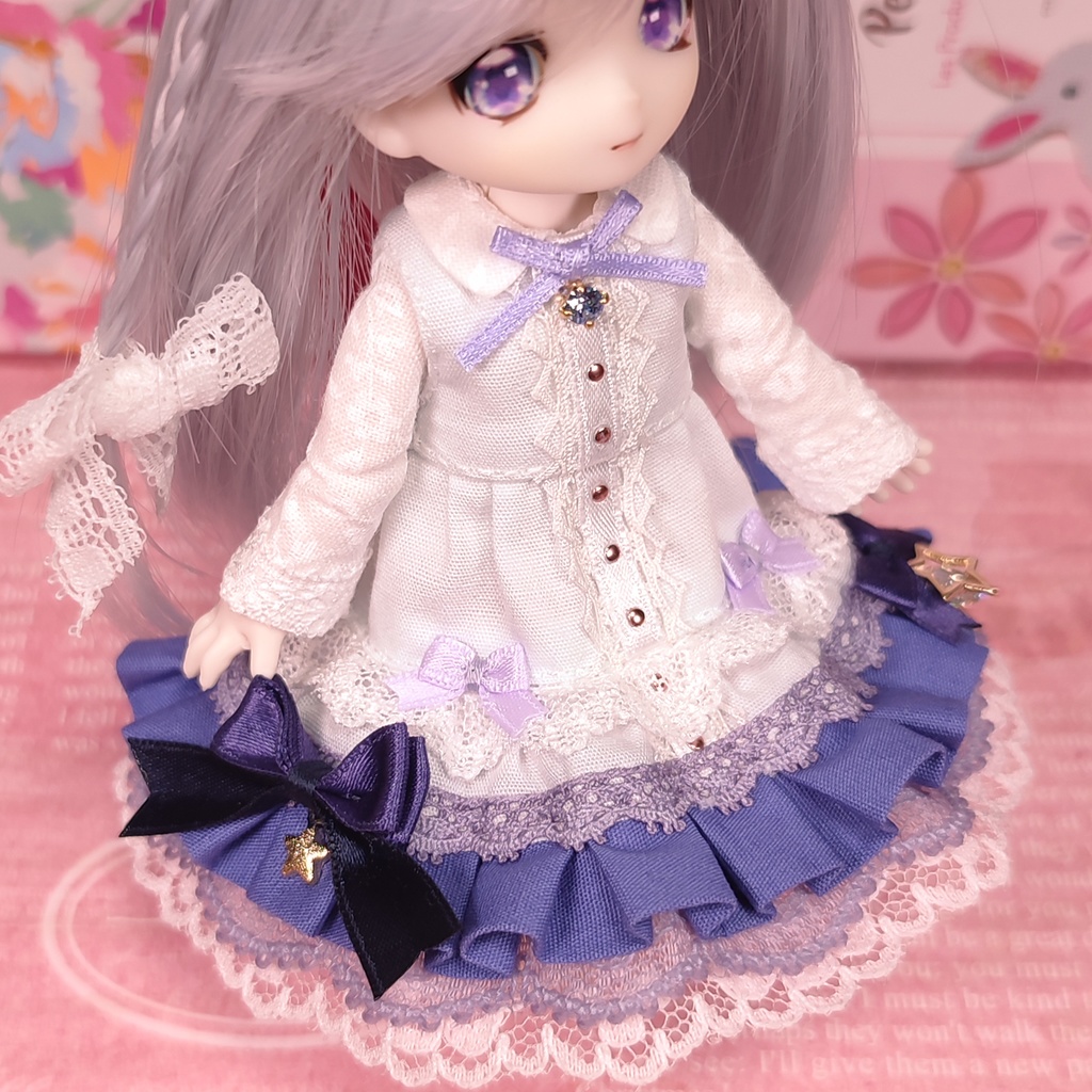 アークトゥルス・スピカのお星さま ワンピース / オビツ11サイズ