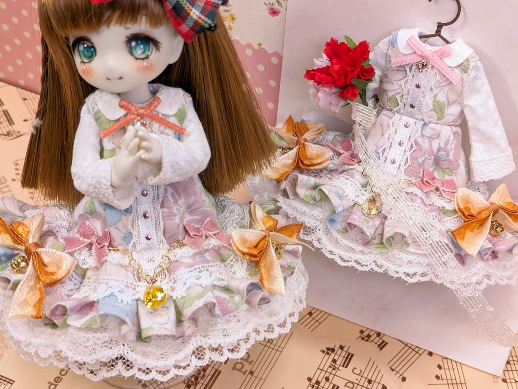 シトリン・ブーケ ワンピース / オビツ11サイズ