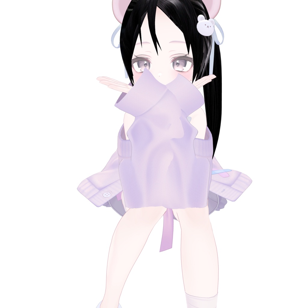 ミルフィちゃん対応髪型 ポニーテール 【無料】