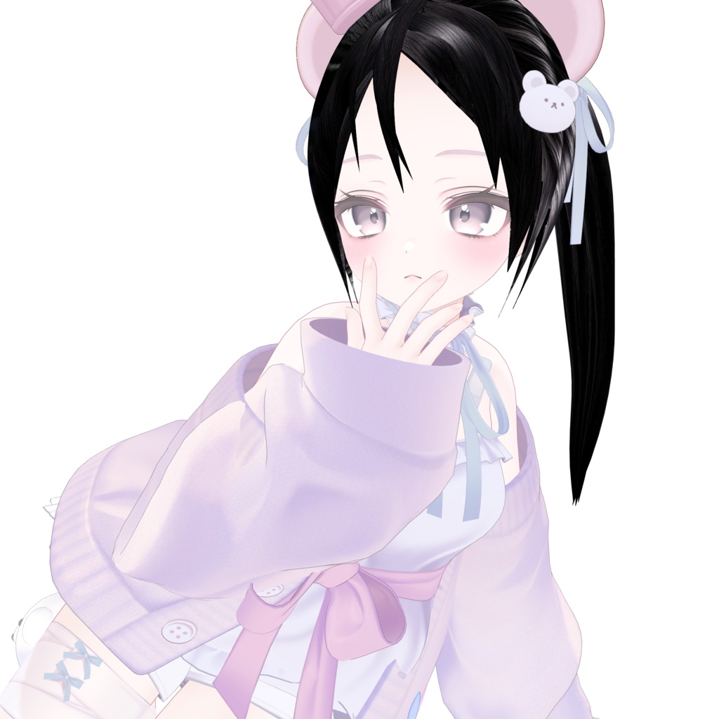ミルフィちゃん対応髪型 ポニーテール 【無料】