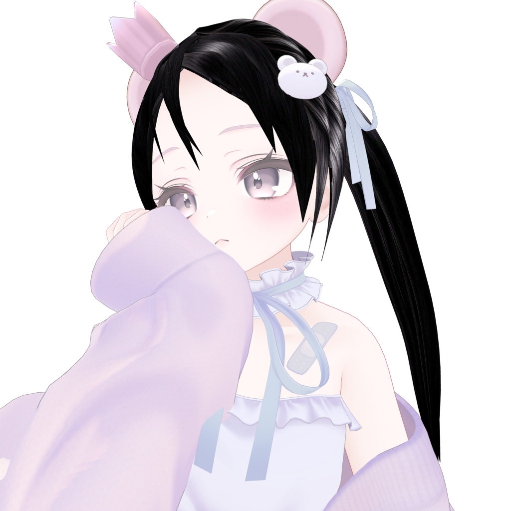 ミルフィちゃん対応髪型 ポニーテール 【無料】