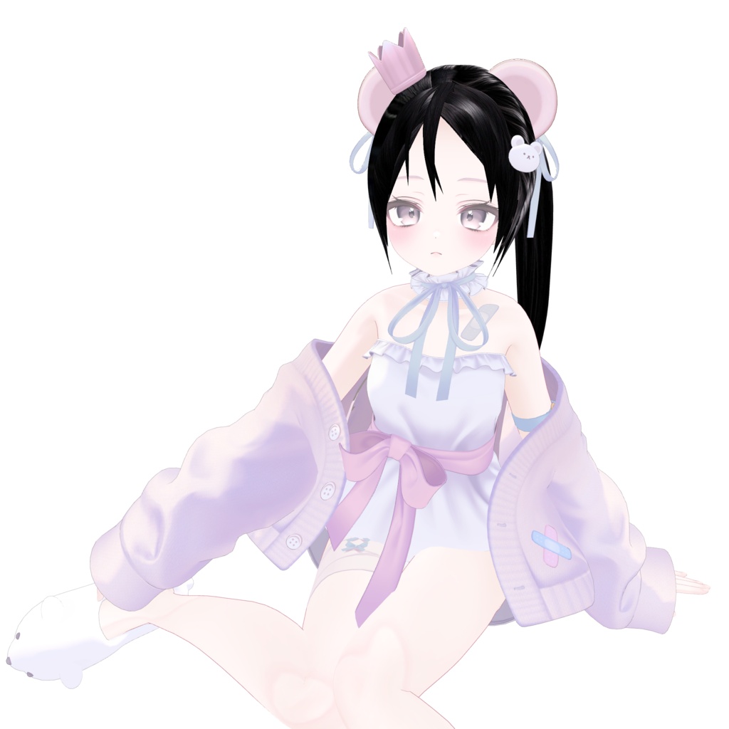 ミルフィちゃん対応髪型 ポニーテール 【無料】