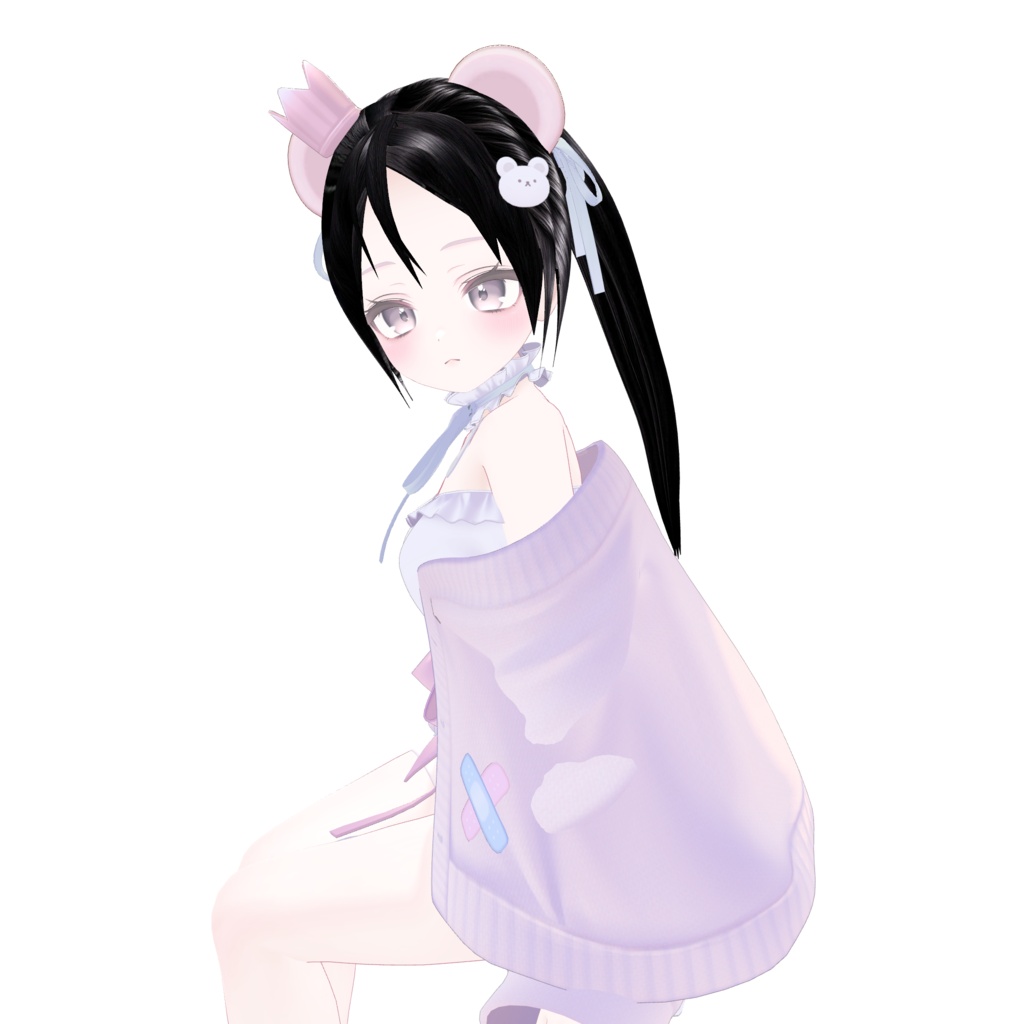 ミルフィちゃん対応髪型 ポニーテール 【無料】