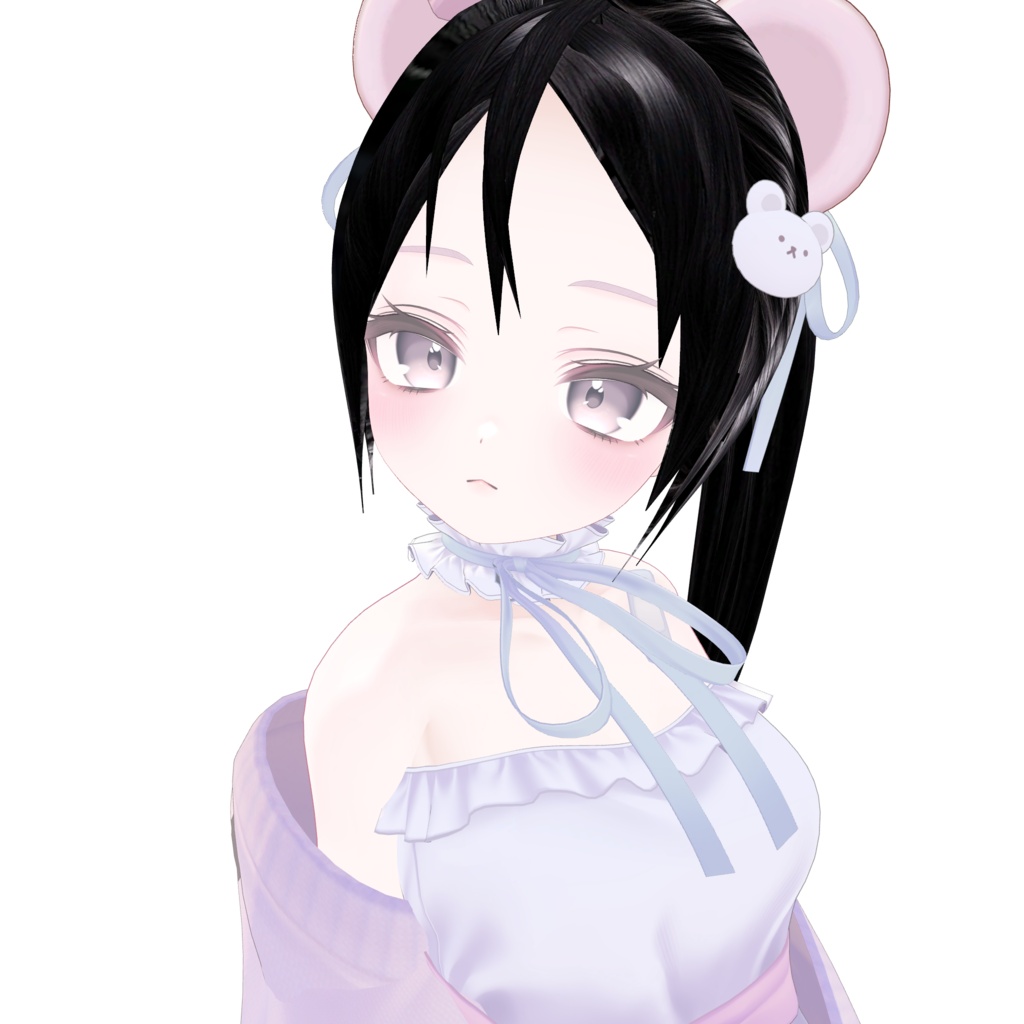 ミルフィちゃん対応髪型 ポニーテール 【無料】