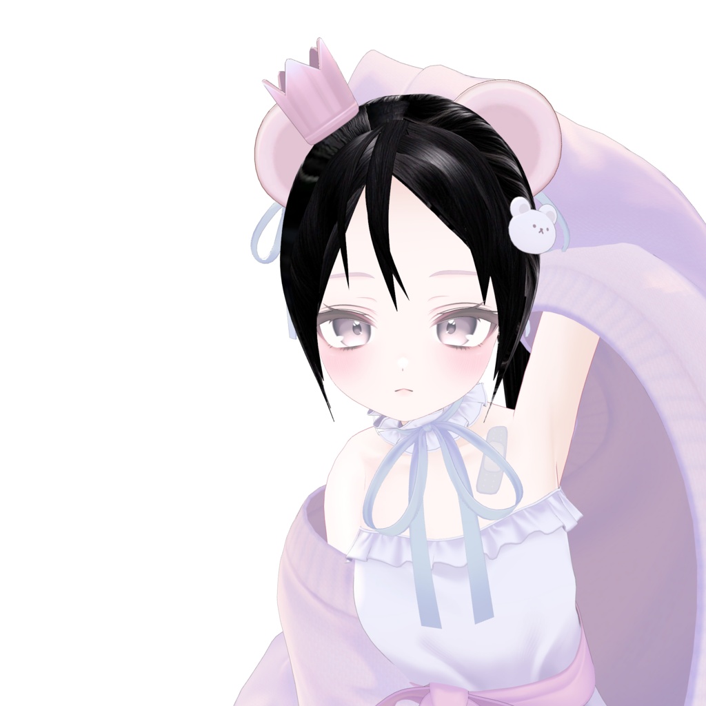 ミルフィちゃん対応髪型 ポニーテール 【無料】