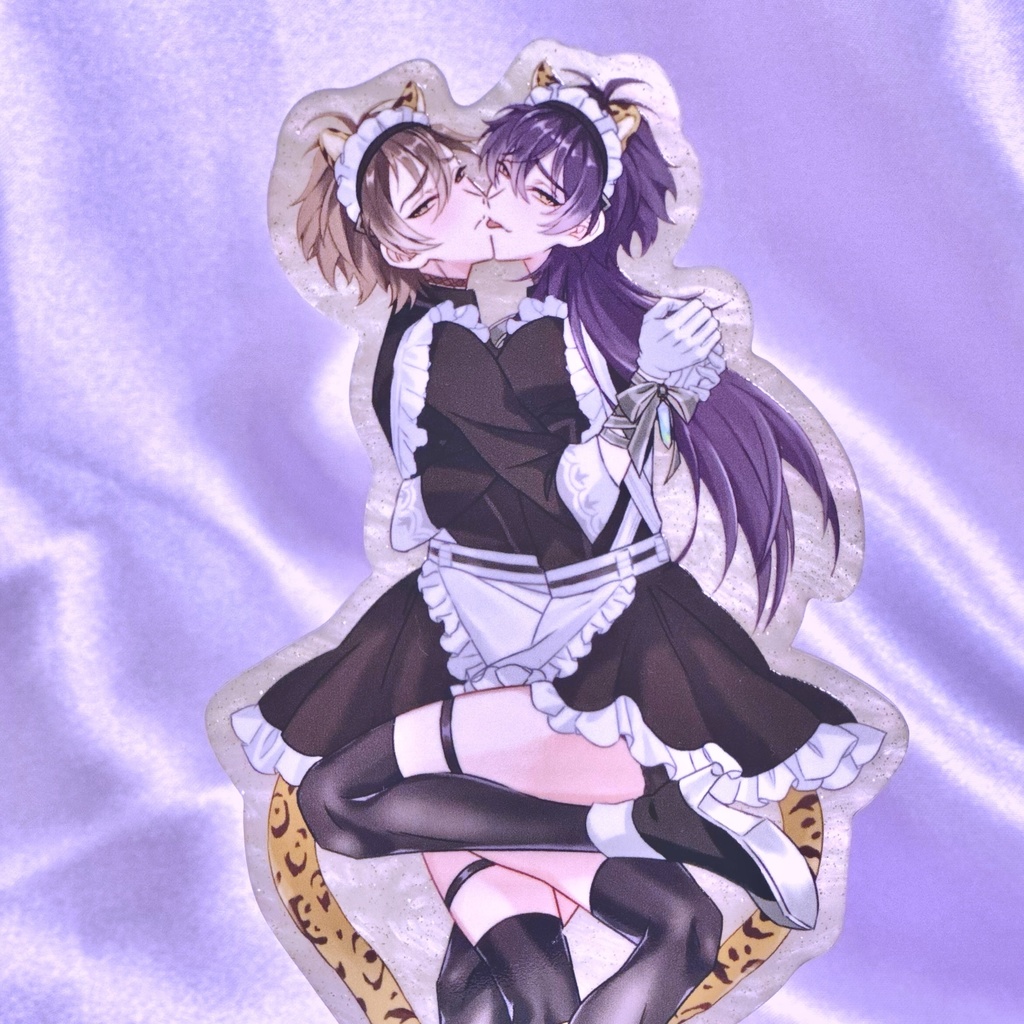 リンエイいちゃいちゃアクリルスタンド(はにーまじかるメイドver.)