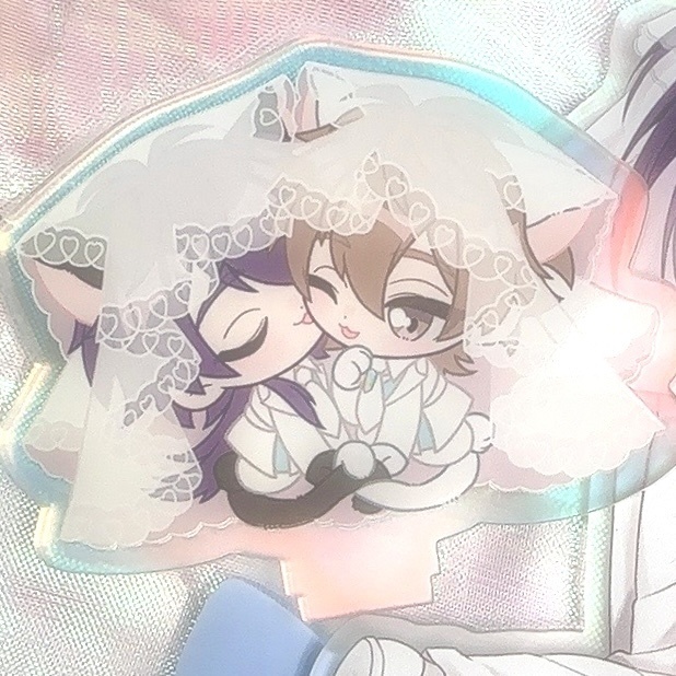 リンエイにゃんアクスタ(ハッピーウェディングver.)