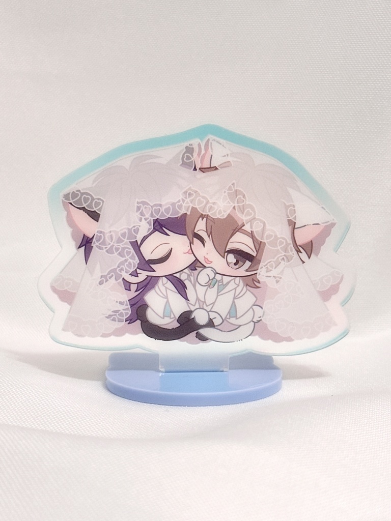 リンエイにゃんアクスタ(ハッピーウェディングver.)