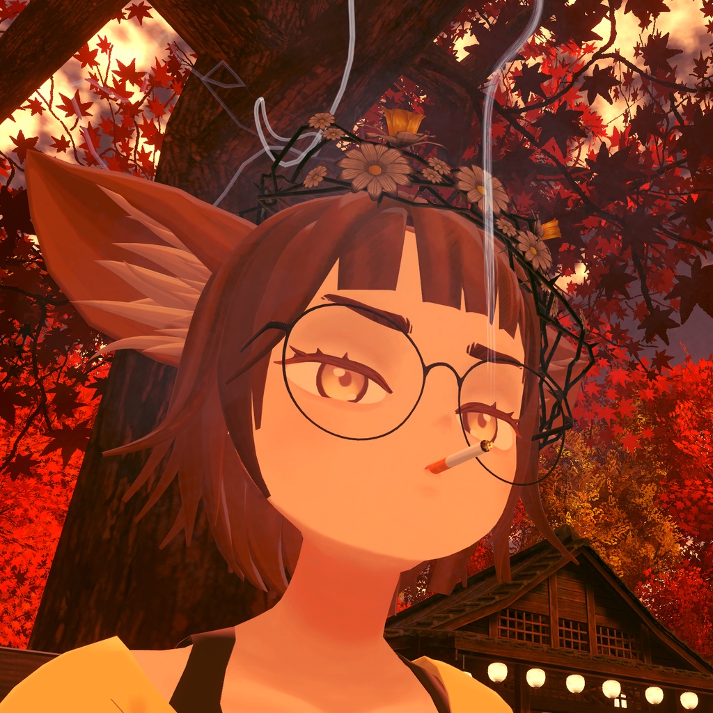 ヤニカス・アル中・オリジナル3Dモデル「雪愛」