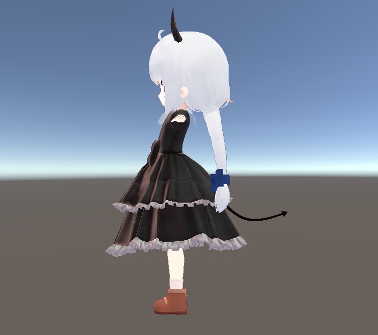 リィ・きなこ対応服「なんかゴシック?暗黒のドレス」