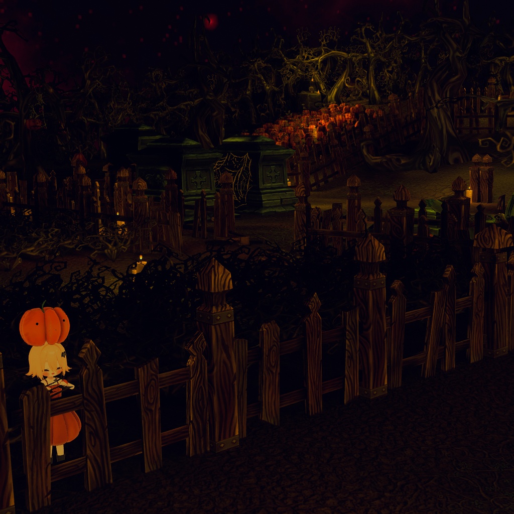 【リィ・きなこ・しなの・まめひなた・マヌカ】ハロウィン衣装「パンプキンドレス」