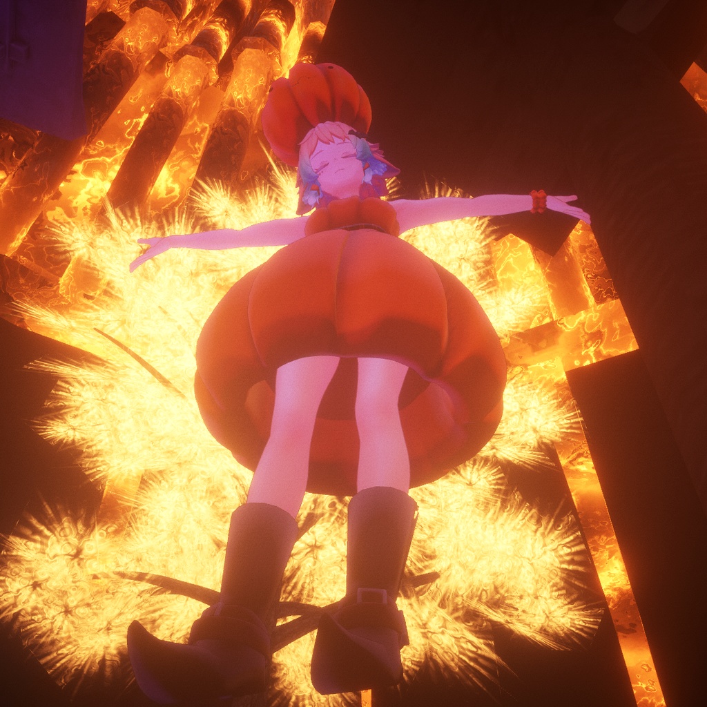 solaria/ソラリア対応衣装「パンプキンドレス」