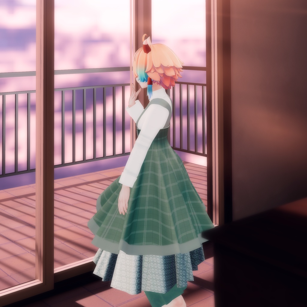 【〈りぃ・きなこ・ソラリア・まめひなた〉対応】オーバーオールドレス