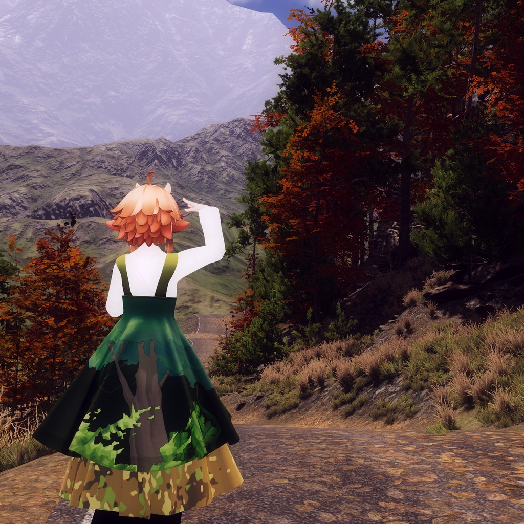 【〈りぃ・きなこ・ソラリア・まめひなた〉対応】オーバーオールドレス