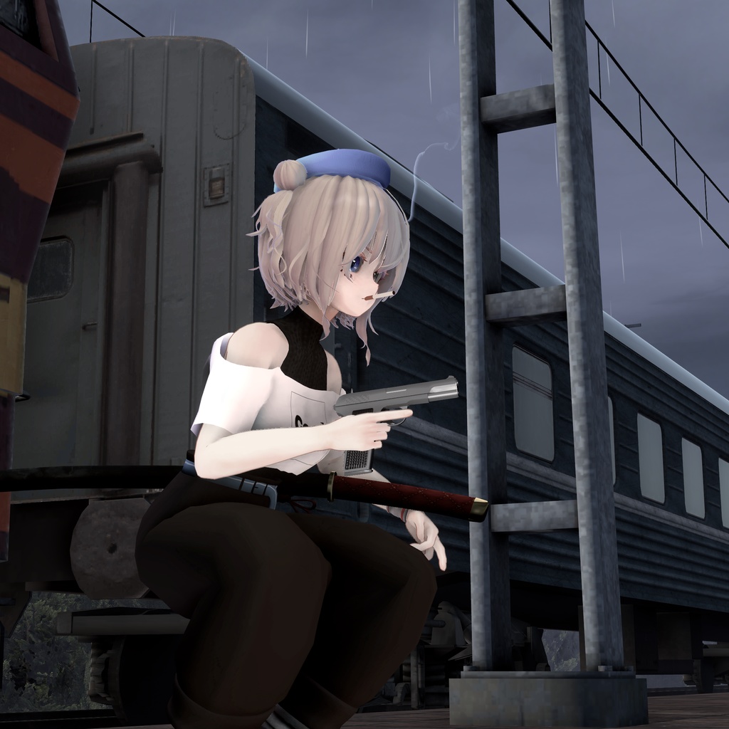 【汎用VRChatギミック】たのしいツァスタバM57(トカレフとかじゃないよ!!!)