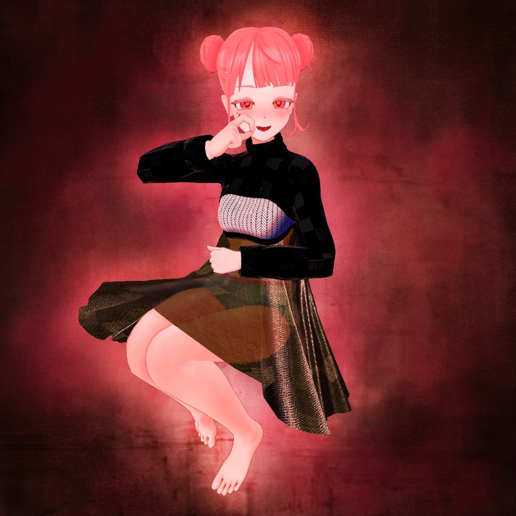 「桔梗・ソラリア・リィ・カリン対応衣装」Jupe de Nuit