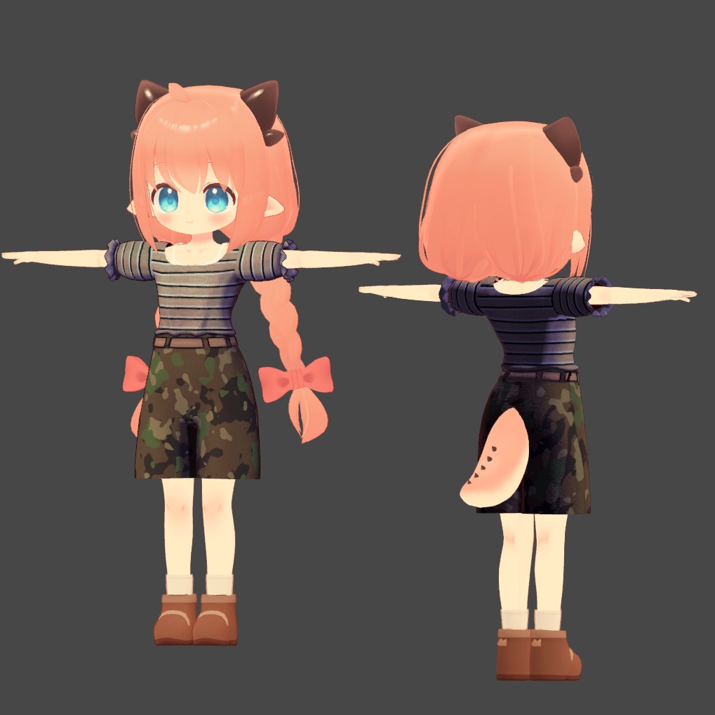 【複数アバター対応】Décolleté