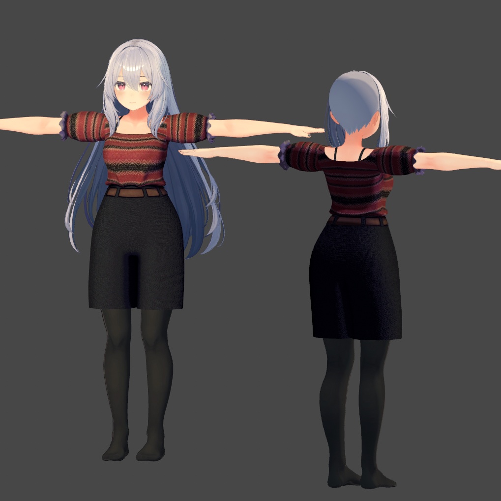 【複数アバター対応】Décolleté