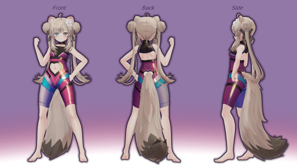 【複数アバター対応】なんかプロレスっぽいって言われた?、よくわからん特撮?のエロスーツ?「トクレスエロス」