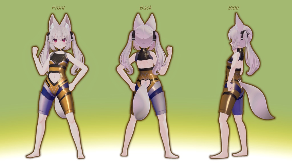 【複数アバター対応】なんかプロレスっぽいって言われた?、よくわからん特撮?のエロスーツ?「トクレスエロス」