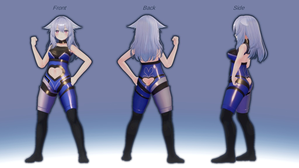 【複数アバター対応】なんかプロレスっぽいって言われた?、よくわからん特撮?のエロスーツ?「トクレスエロス」